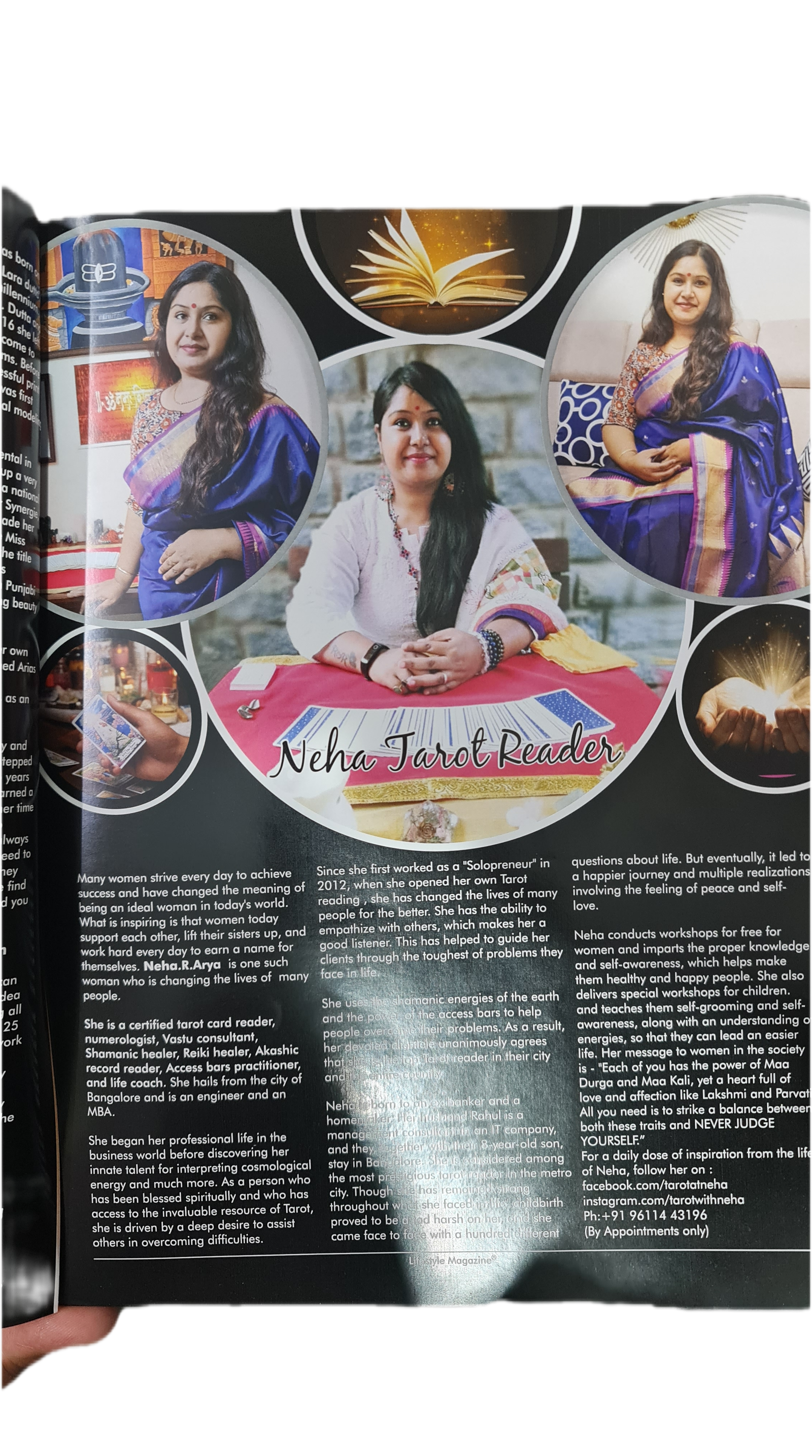 Lifestyle Magazine feature on Neha